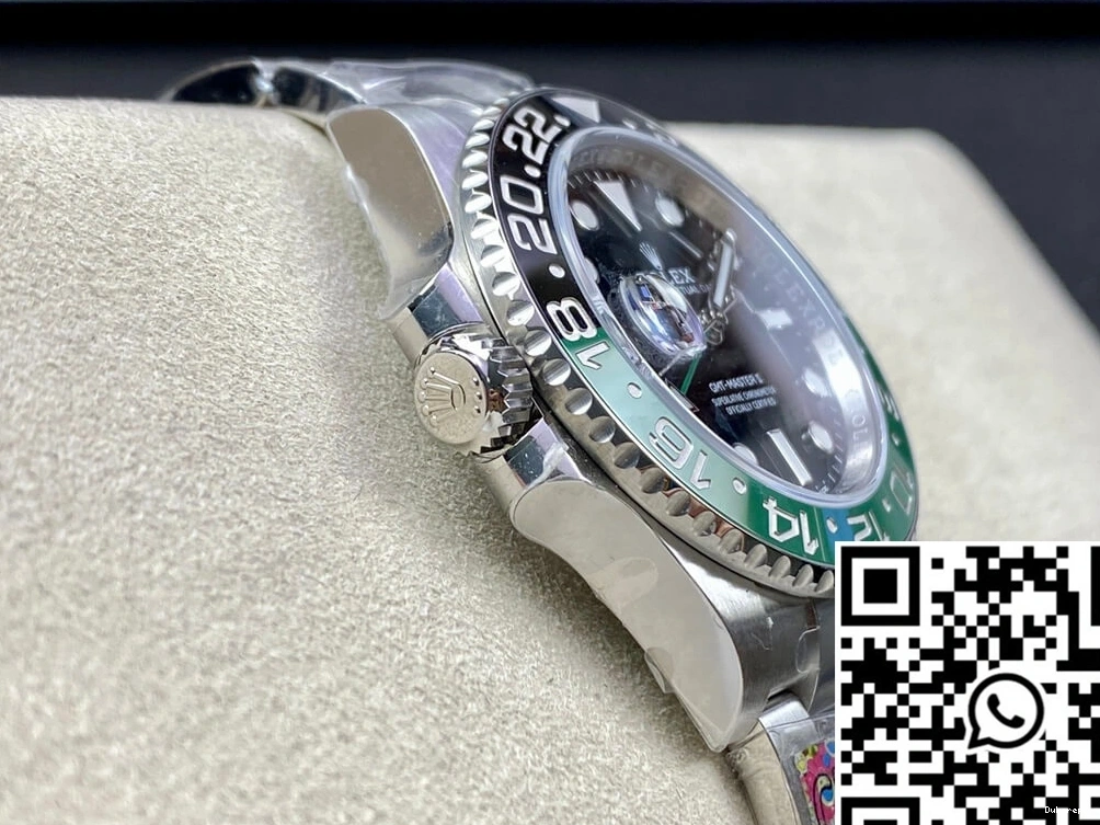 II Factory Black Rolex Master M126720VTNR-0001 GMT Dial Clean 0107